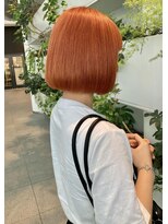 オーセンヘア(AUTHEN.HAIR) (mutsumi.)キャロットオレンジ