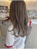 ハイライトでつくるミルクティーカラー