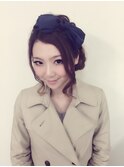 Pinky☆編み込みアップサイド