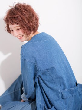 ジェム(GEM) ＊*Gem Garden*＊ハネさせない☆くしゅっとカールショートボブ