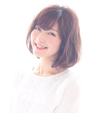 ヘアーサロン ラフリジー(Loufreasy) ワンカール×ひし形シルエットで可愛さUP♪