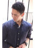 アップバング×刈り上げ