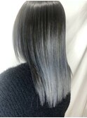 ブルーシルバーグラデーション