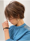 20代30代40代◎【長谷川】大人可愛いゆるふわウェーブショート