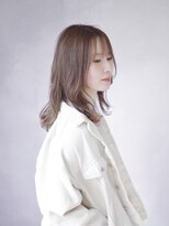 ヘアサロン セロ(Hair Salon SERO)&nbsp;【セロ姫路】エアリーミディ_レイヤーカット_肌映えグレージュ