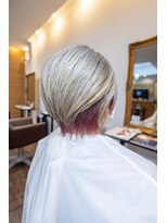 ヘアーメイク ダンス(hair make DANCE)&nbsp;ショートカット インナーピンク★