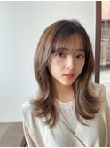 外ハネミディ
