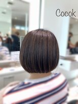 ヘア リゾート ココ(hair resort cocok)&nbsp;Drカラー＋ツヤ感upナチュラルボブ