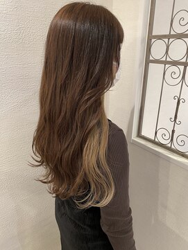 リアン 熊谷本店(Rien) ベージュインナーカラー