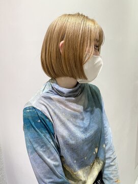 マイル 渋谷(mile) ボブ×ハニーベージュ