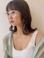 アイユー(ii+U)&nbsp;ミディアムレイヤー　ヘルシー　ハイライト　髪質改善