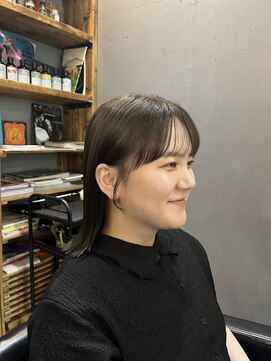 パム 恵比寿(PAM.) オリーブグレージュ × 外ハネボブ