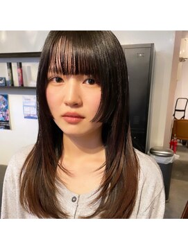 ムード マグ レーベル 南松本(MOOD Mag Label) 20代30代/ レイヤーカット/ 顔まわりカット/ トレンドヘア