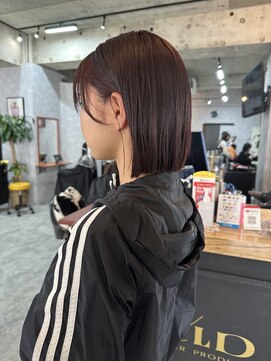 シールドヘアー 沖縄 新都心(C'LD Hair) 【C’LD 】ストンボブ/ストレートボブ/小顔ボブ/ぷつっとボブ