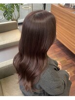 ヘアースパ ノッシュ 博多千代店(Hair Spa Nosh)&nbsp;ピンクブラウンカラー