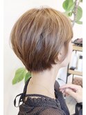 【 I. 】30代からのナチュラル前下がりショートボブ 川口