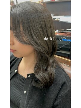ヘアーアンドエステ サニープレイス(Hair&Esthe Sunny Place) ダークベージュカラー