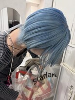 リュンヌ(Lune)&nbsp;ペールブルー×ミニウルフ/ケアブリーチ/ハイトーンカラー/YU86
