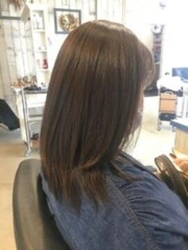 マリーチ フラワーズ(marichi flowers) セミロングレイヤー/アッシュブラウン