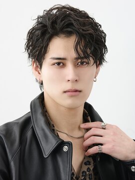 オーシャントーキョーオーバー 渋谷(OCEAN TOKYO OVER) メンズ波巻きツイスパニュアンススパイラルスパイキーショート