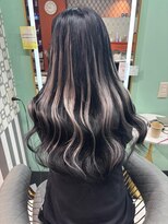 ルフレ 新宿本店2nd(Reflet)&nbsp;ハイライト風デザインプルエクステ