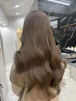 ラピス 渋谷本店(Lapis)&nbsp;オリーブブラウン/ブリーチなし/髪質改善/レイヤーカット