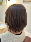 クラゲヘアー/小顔に見せるヘア/ココアベージュ/流山