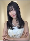 ザクザクレイヤーカット/ダークグレー