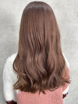 黒髪クラゲヘアーオリーブグレー小顔ココアベージュ