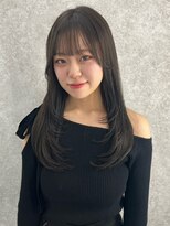 アイリス 天文館店(AIRIS)&nbsp;髪質改善 縮毛矯正 前髪カット レイヤーカット 20代 ストレート