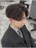 【Natsuki】シャドウパーマ×センターパート