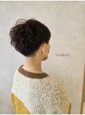 "aimer がかなえる"くせ毛風カット