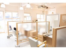 リジェール 高辻店の雰囲気（パーテーションで周りの目線を気にせずにゆったりと◎鶴舞/高辻）