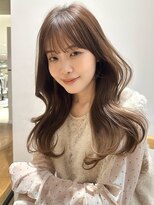 バイオレット ヨコハマ(Violet Yokohama) 大人可愛いレイヤーカット顔まわりカットマロンベージュKA-127