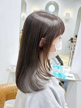 ティエラ 原宿 表参道(Tierra) 【Tierra美侑】イルミナカラーで透明感抜群艶々ショコラベージュ