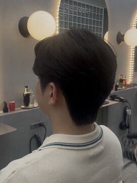 ロンドポレール 北千住(Lond polaire) men's/メンズ/リバースセンターパート/ニュアンス/ダウンパーマ