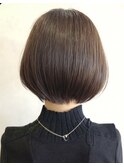 30代40代ショート白髪染めグレイカラーボブ艶栄名駅伏見丸の内