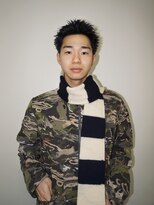 メリケンバーバーショップ トーキョー(MERICAN BARBERSHOP TYO) メンズカットアクティブルーズナードスパイキーショートボウズ