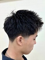コハク(COHAQ BEAUTY AND RESORT)&nbsp;刈り上げスパイキーショート/テーパーフェード/メンズショート