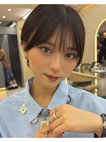サンドナル 鹿児島天文館(sand NALU)&nbsp;ハッシュカット/グレージュ/デザインカラー[鹿児島天文館]