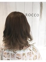 ロッコ 深谷店(ROCCO)&nbsp;うるさら×デザインカラー☆バレイヤージュ×N.カラー＆ナピTr