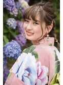 大人可愛い☆浴衣やイベントにお呼ばれ小顔ヘアアレンジ♪3