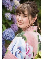 ヘアーアンドスパ アン コントゥール(hair&spa an contour)&nbsp;大人可愛い☆浴衣やイベントにお呼ばれ小顔ヘアアレンジ♪3