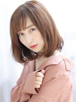 「lagoon磯野真由美」艶髪セミディカール