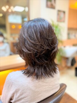 ミオ パーチェ ヘア(mio pace hair) ミディアムウルフ