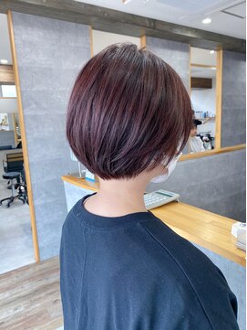 イット(it.) 【 mahodesign 】暖色系艶カラー×ショートボブ