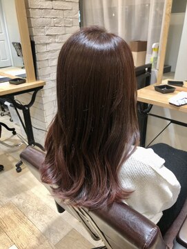 リソ 銀座(RISO) 【20代・30代】ピンクグラデーションカラー【RISO銀座】