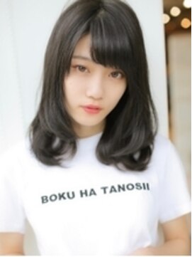 アグ ヘアー トロワ 加古川店(Agu hair trois) 重軽まとまるミディ