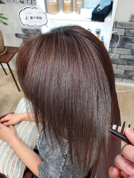 ブルーフィン シセロ(Blue Fin cicero) 毛先までハネないレイヤードカットナチュラルウルフストレート