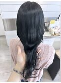 イルミナカラーでブルーブラック☆☆☆